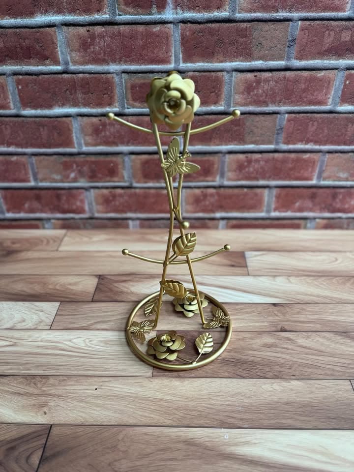 Gold Romany Rose Cup Tree Holder – Luxury Mug & Cup Display Stand