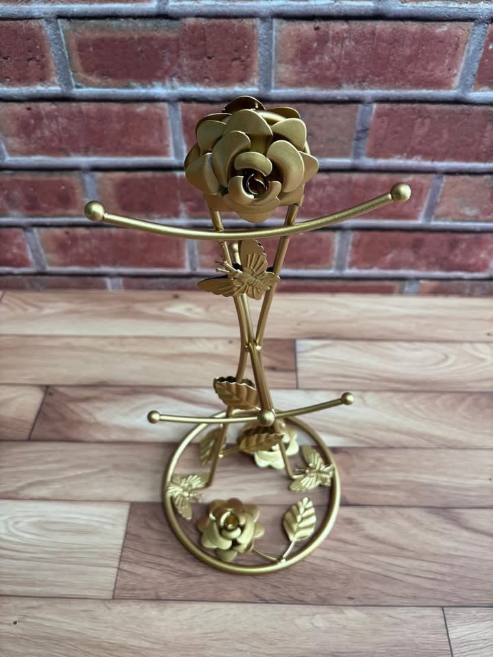 Gold Romany Rose Cup Tree Holder – Luxury Mug & Cup Display Stand
