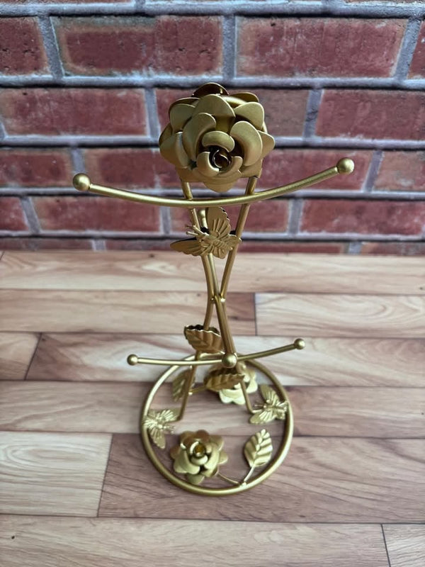Gold Romany Rose Cup Tree Holder – Luxury Mug & Cup Display Stand