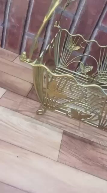 House of Romany – Luxury Gold Butterfly Dinner Set Display Stand